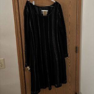 Peruvian Connection Long Sleeve Stardust Dress size XL
NWT